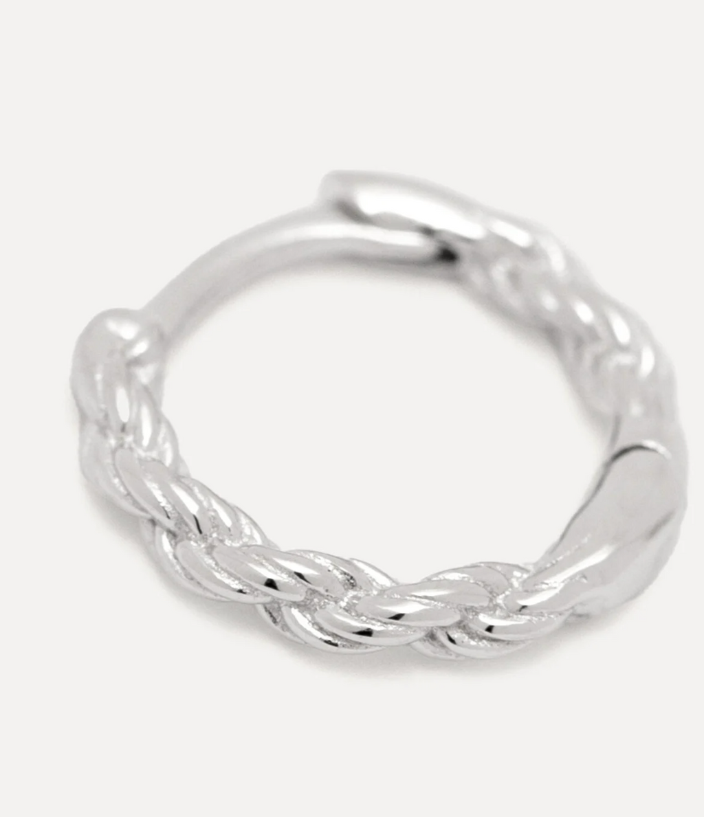 Jeanne Rope Earring Silver