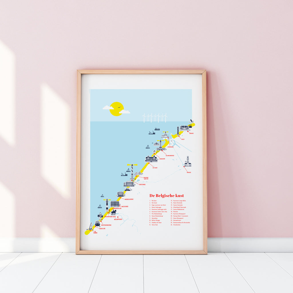 De Belgische Kust Poster