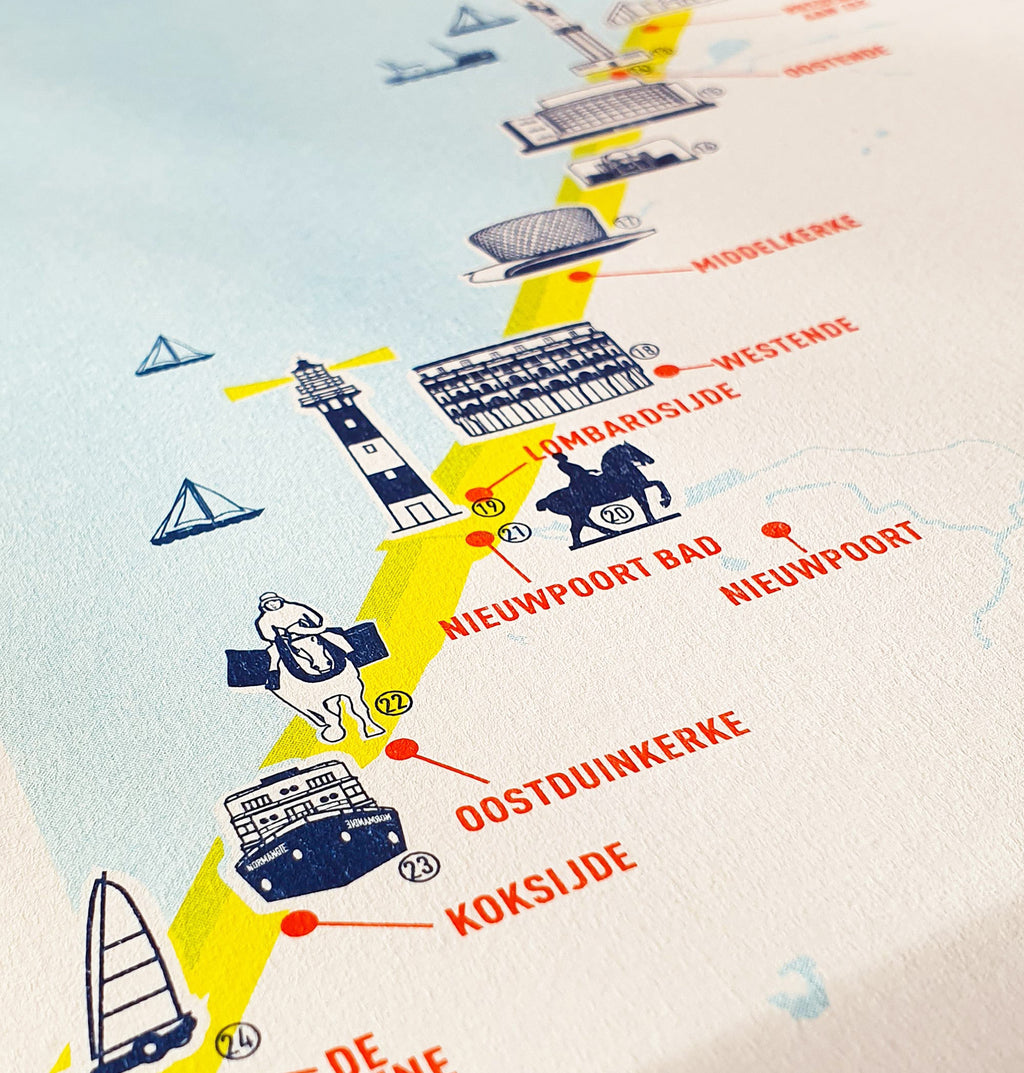 De Belgische Kust Poster