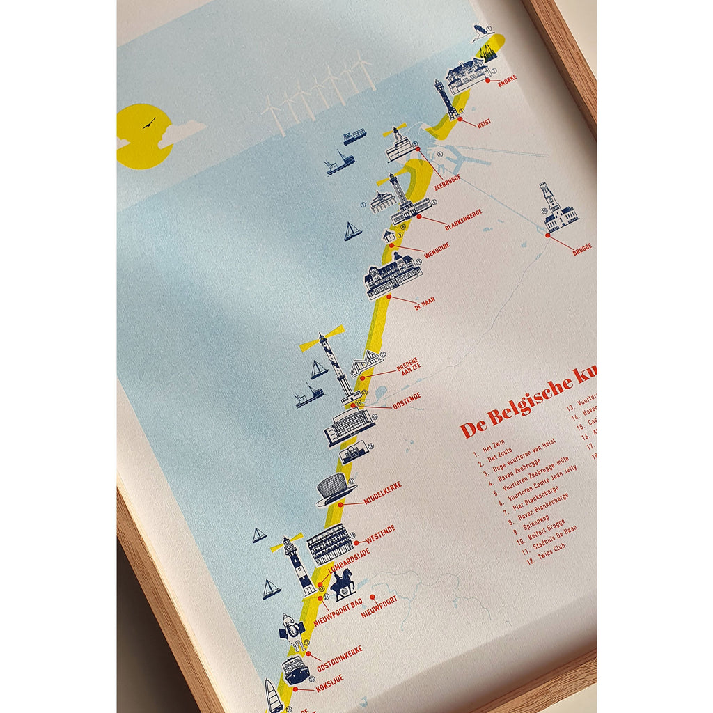De Belgische Kust Poster