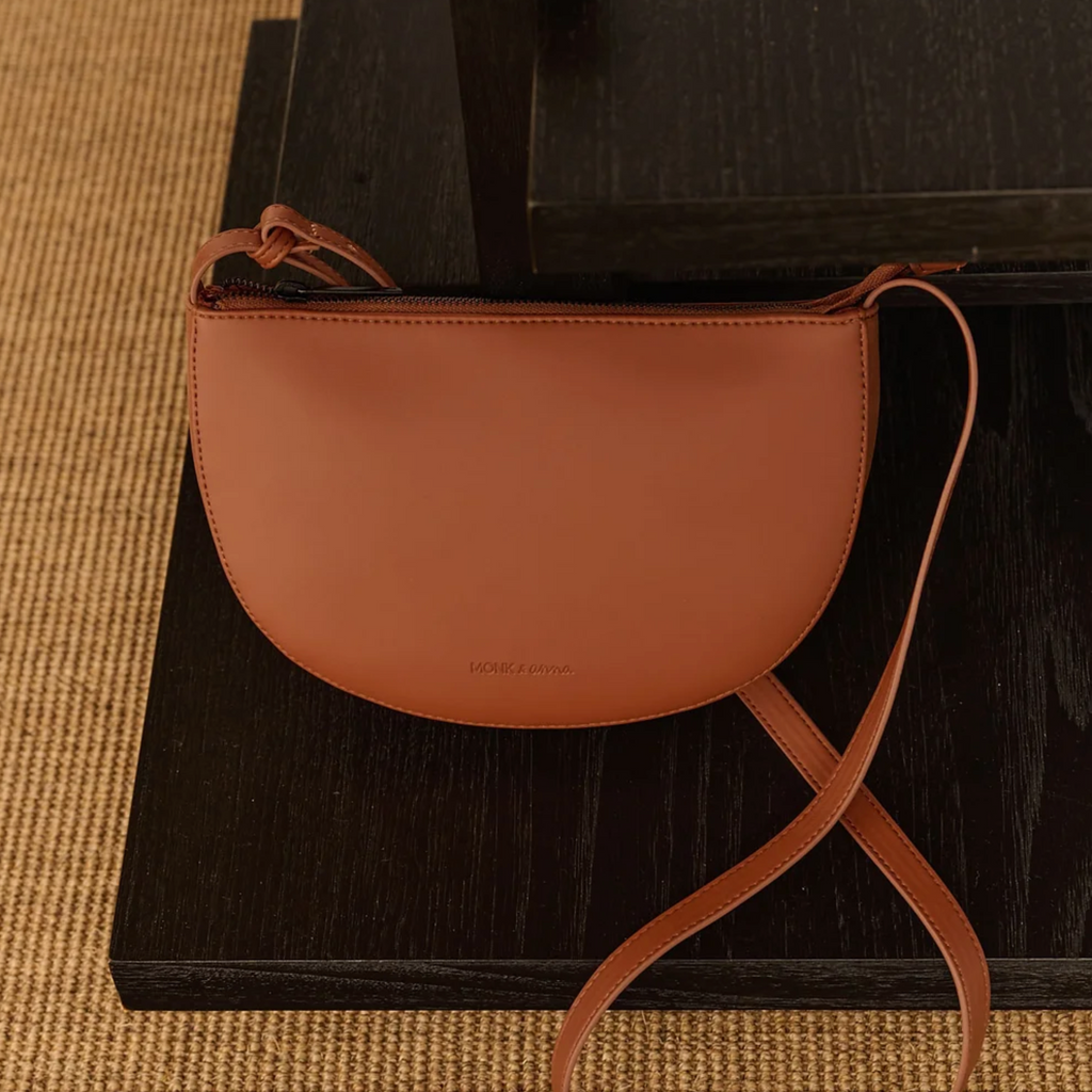 Farou Half Moon Bag Carnelian