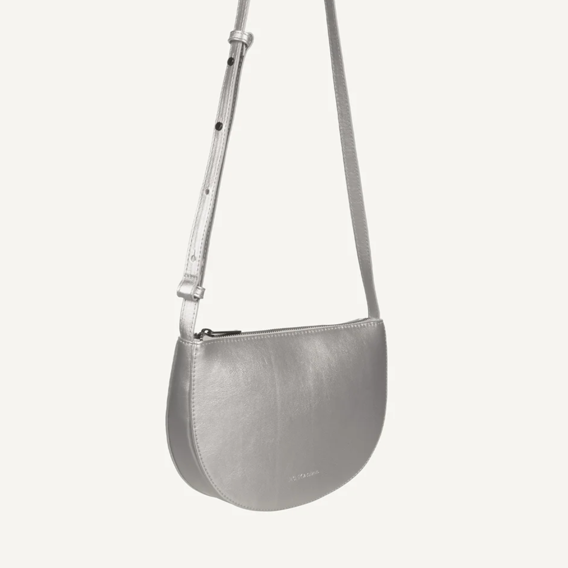 Farou Half Moon Bag Hematite