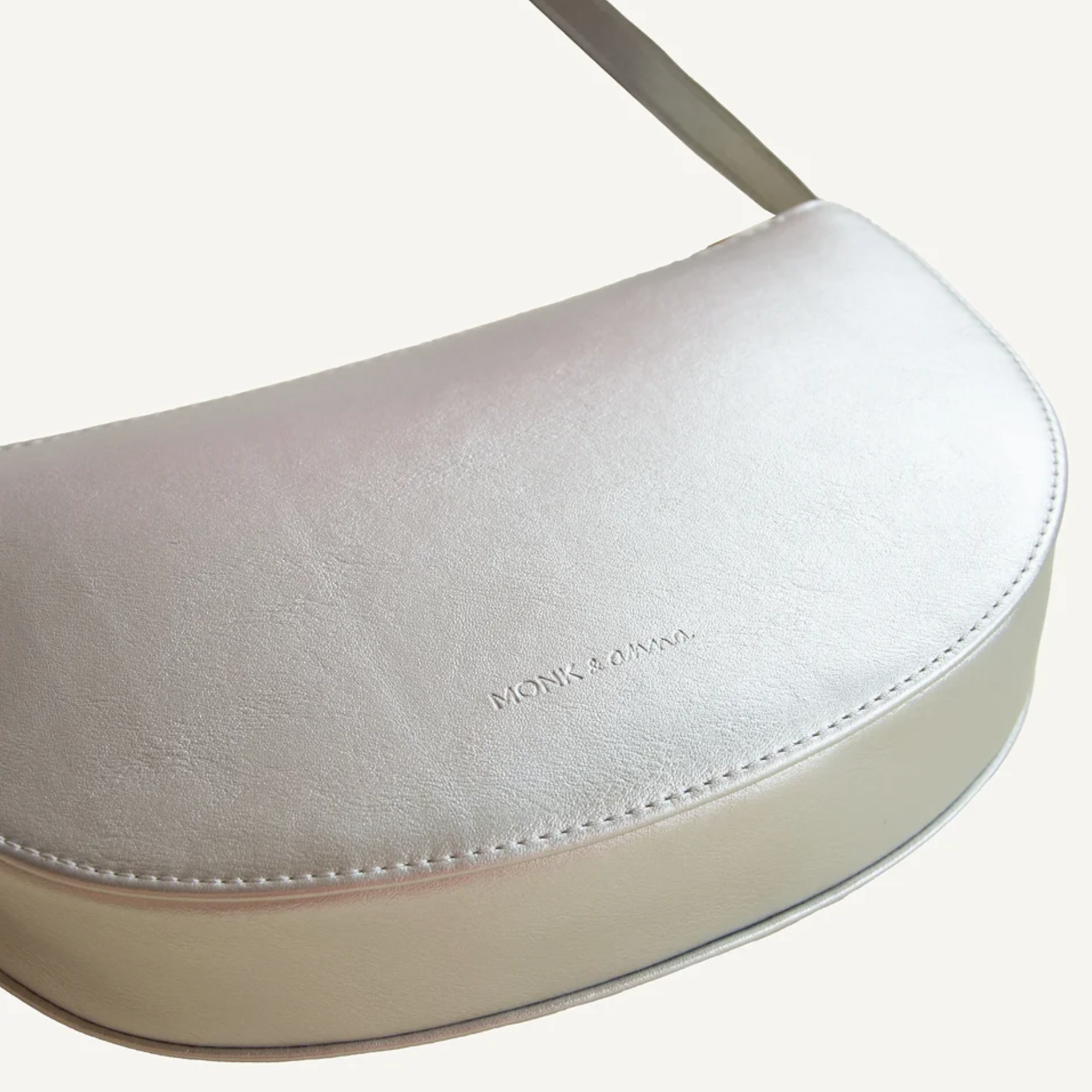 Farou Half Moon Bag Hematite