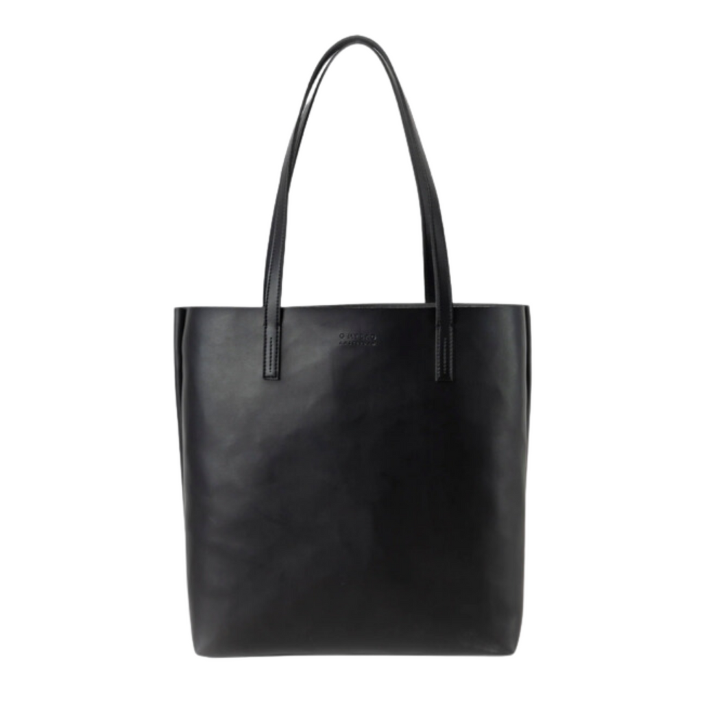 Georgia Black Apple Leather