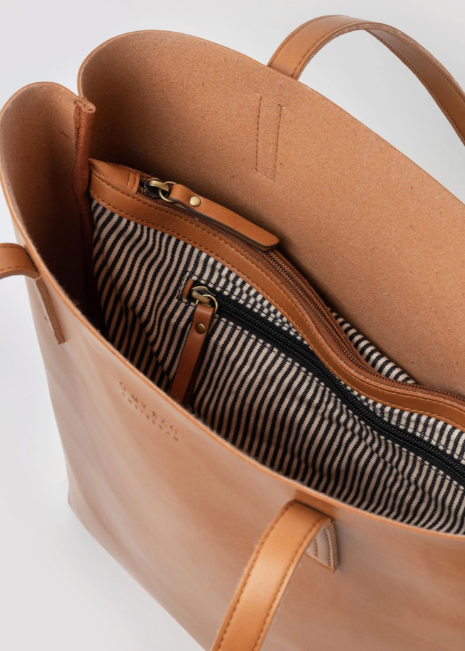 Georgia Cognac Apple Leather