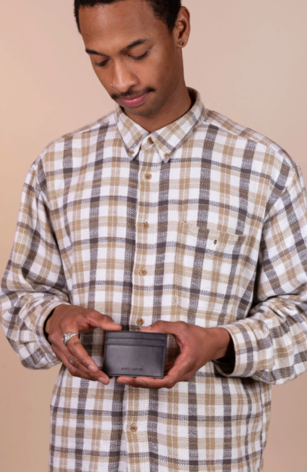 Mark's Cardcase Black Apple Leather