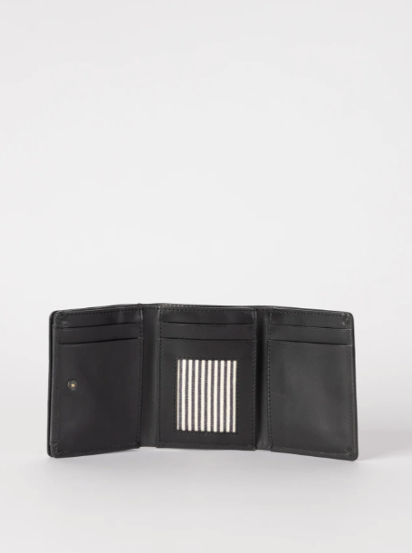 Ollie Wallet Black Classic Leather