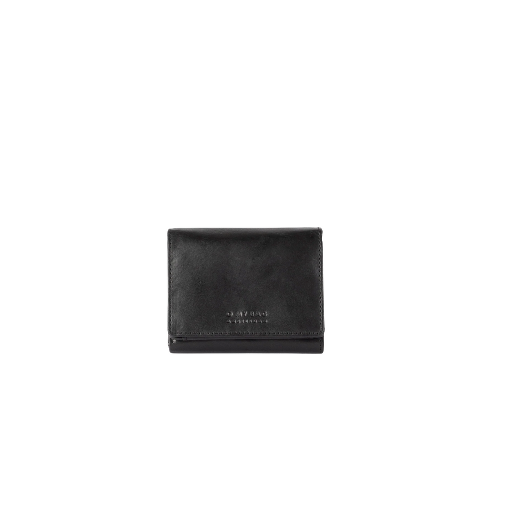 Ollie Wallet Black Classic Leather