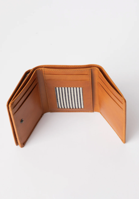 Ollie Wallet Cognac Classic Leather