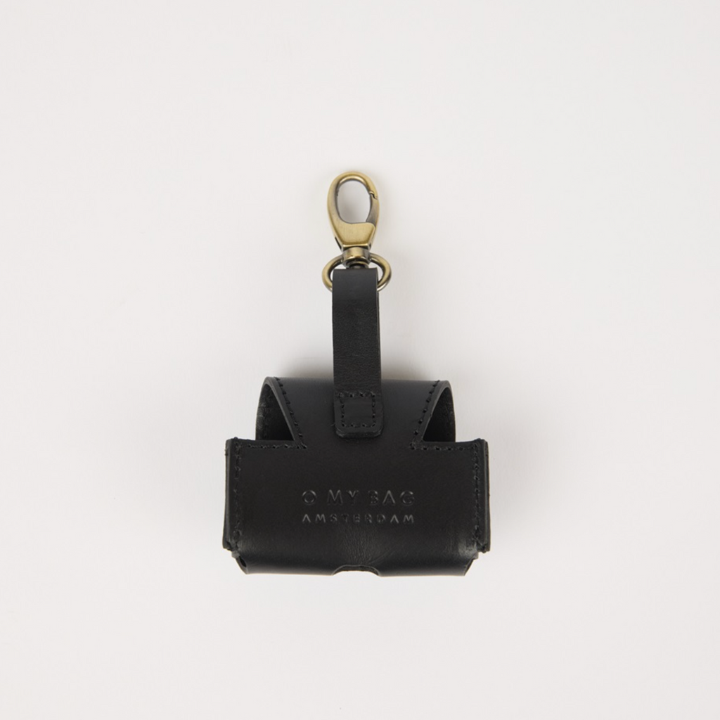 Airpods Case Black Classic Leather