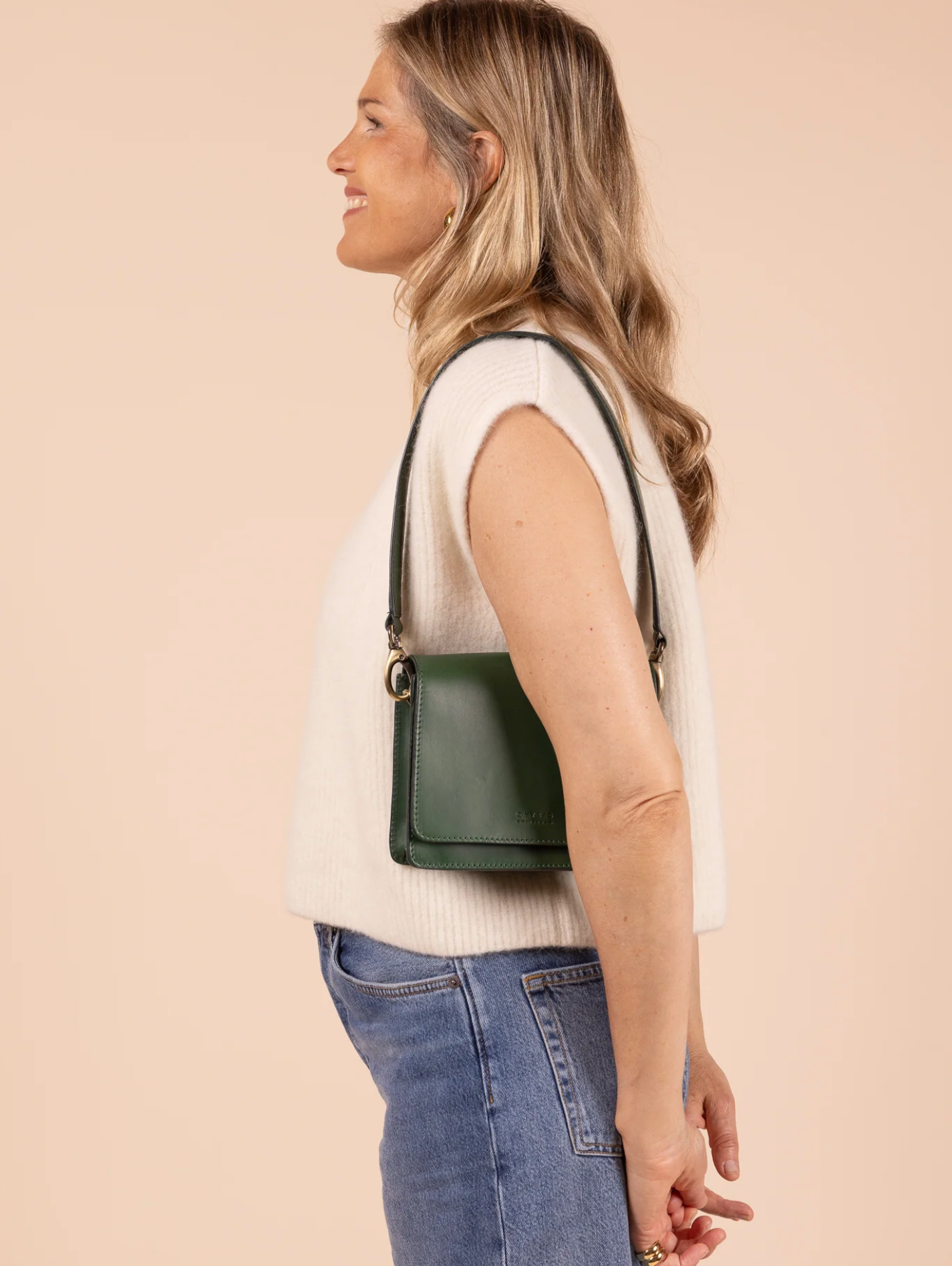 Audrey Mini Bag Pine Green Classic Leather