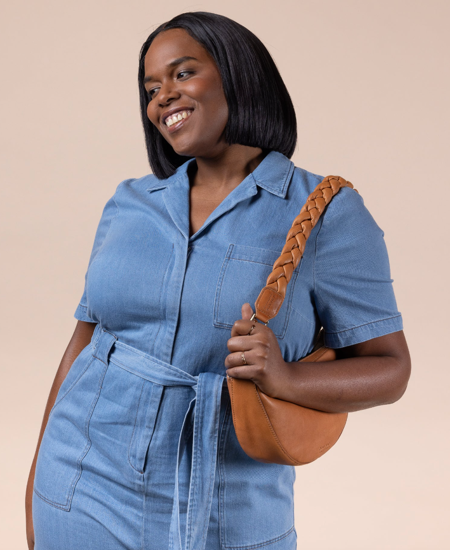 Braided Shoulder Strap Wild Oak