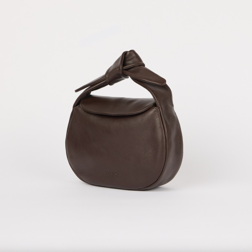 Coco Croissant Chocolate Soft Grain Leather