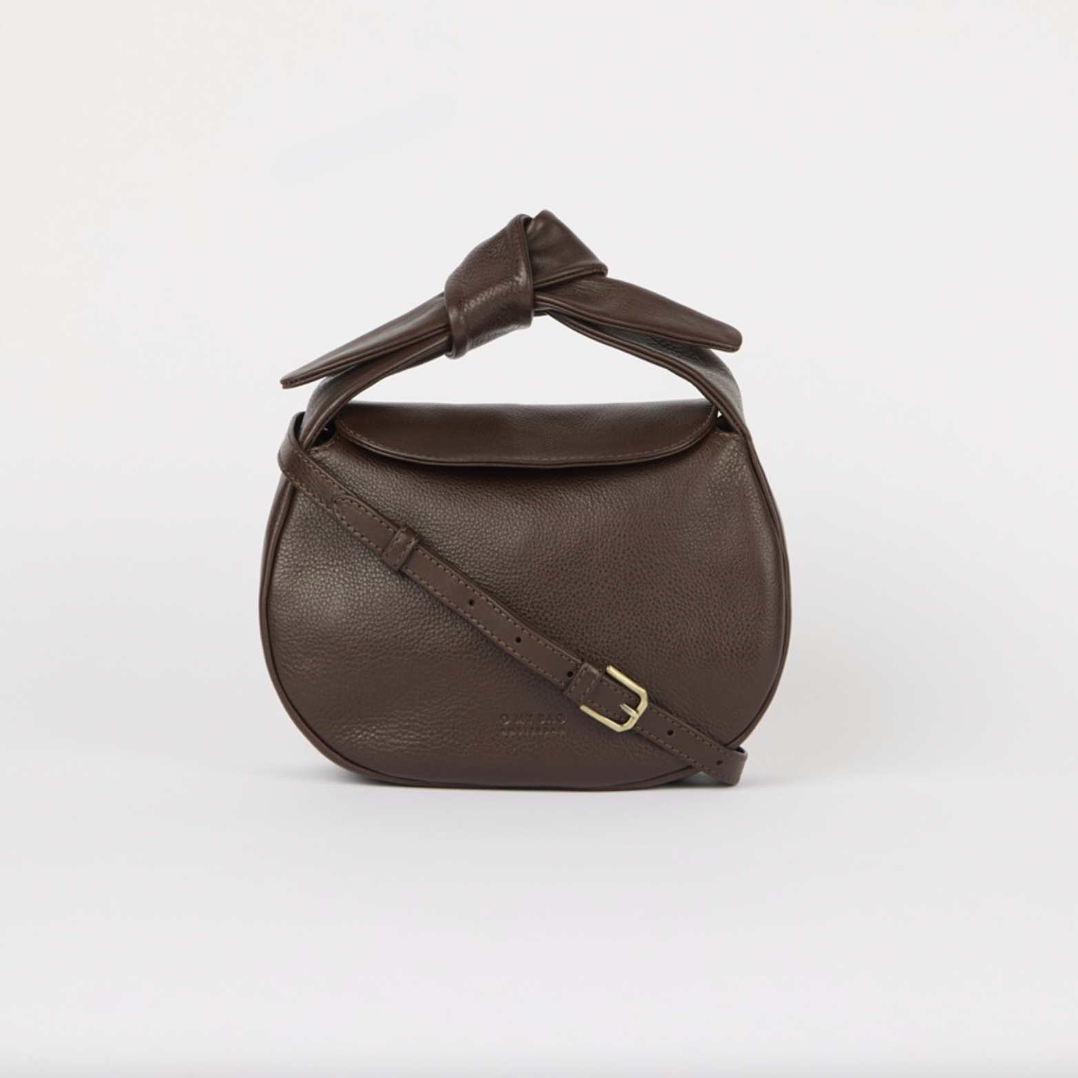 Coco Croissant Chocolate Soft Grain Leather