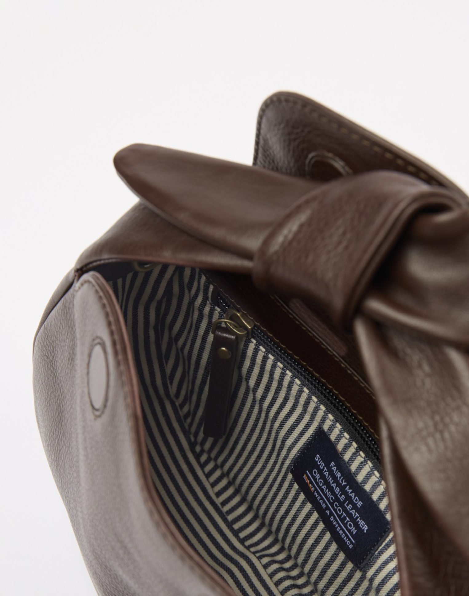 Coco Croissant Chocolate Soft Grain Leather