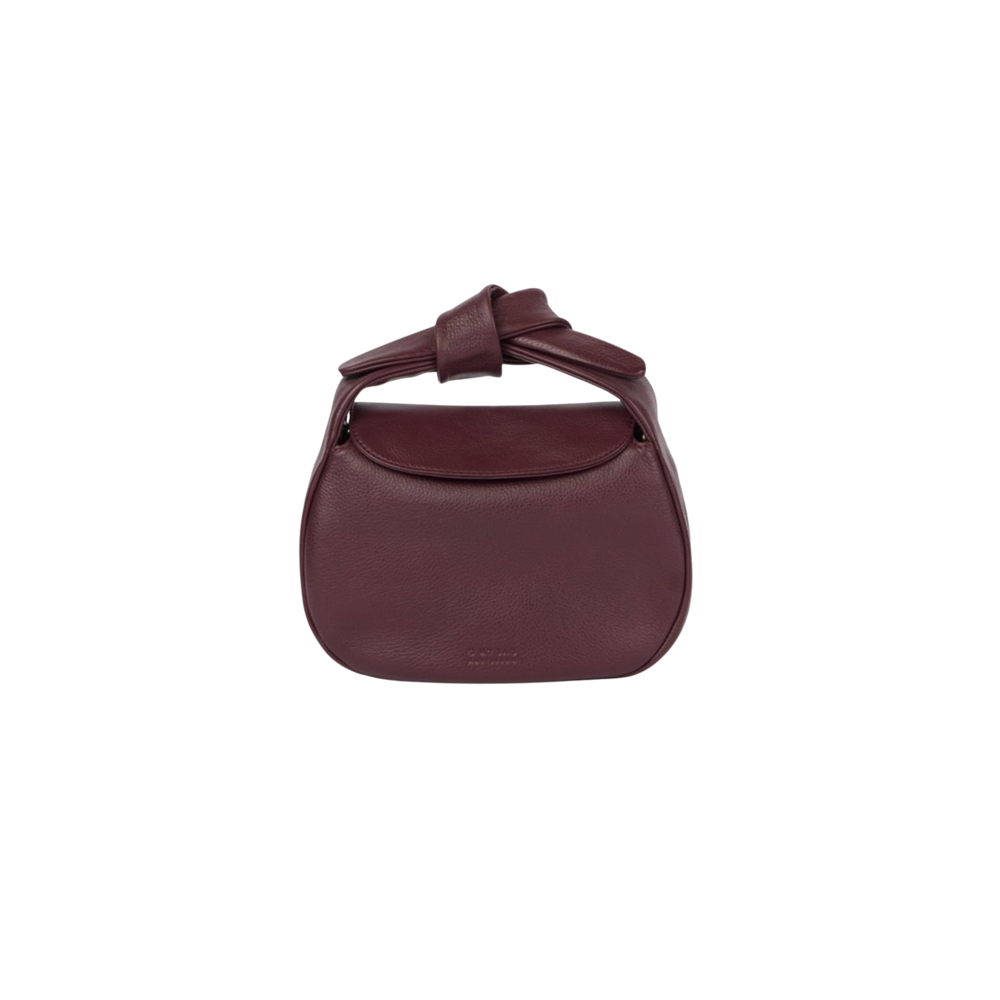 Coco Croissant Dark Cherry Soft Grain Leather