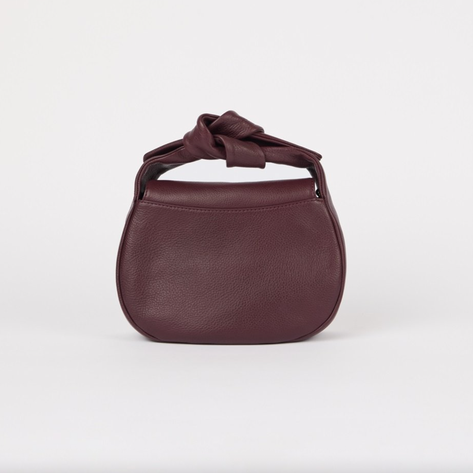 Coco Croissant Dark Cherry Soft Grain Leather