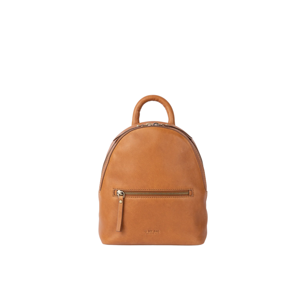 Ivy Mini Backpack Wild Oak Soft Grain Leather