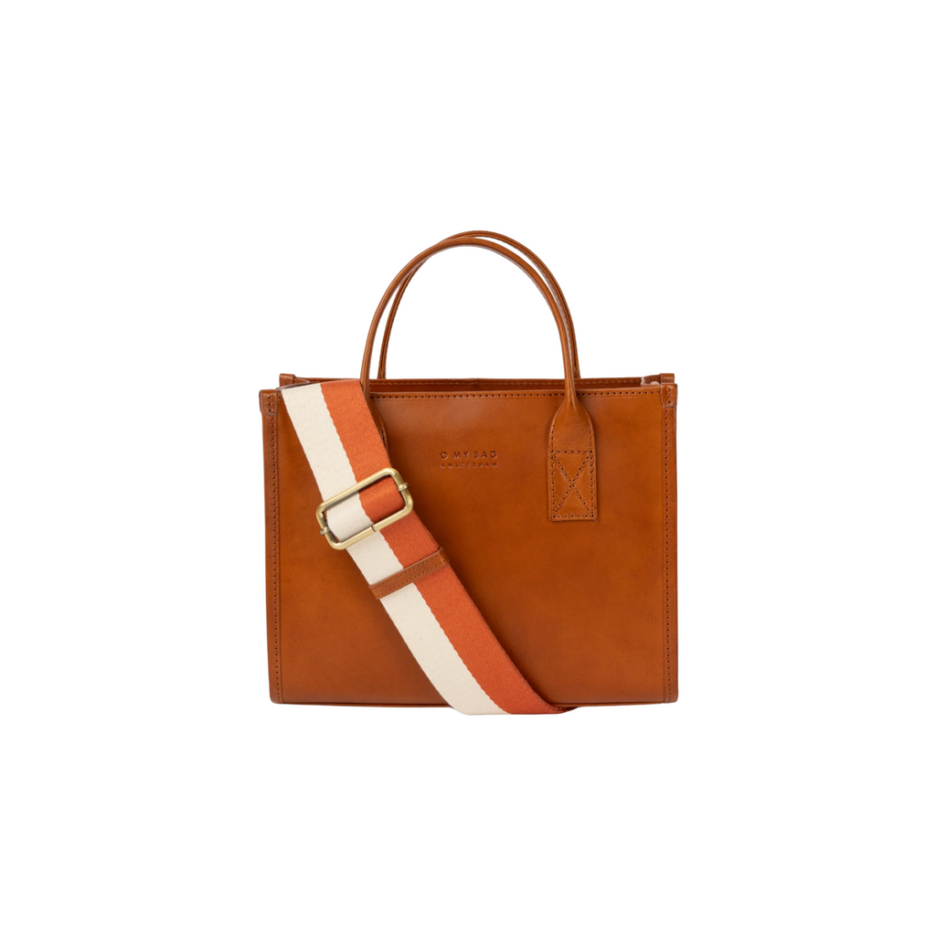 Jackie Midi Handtas Cognac