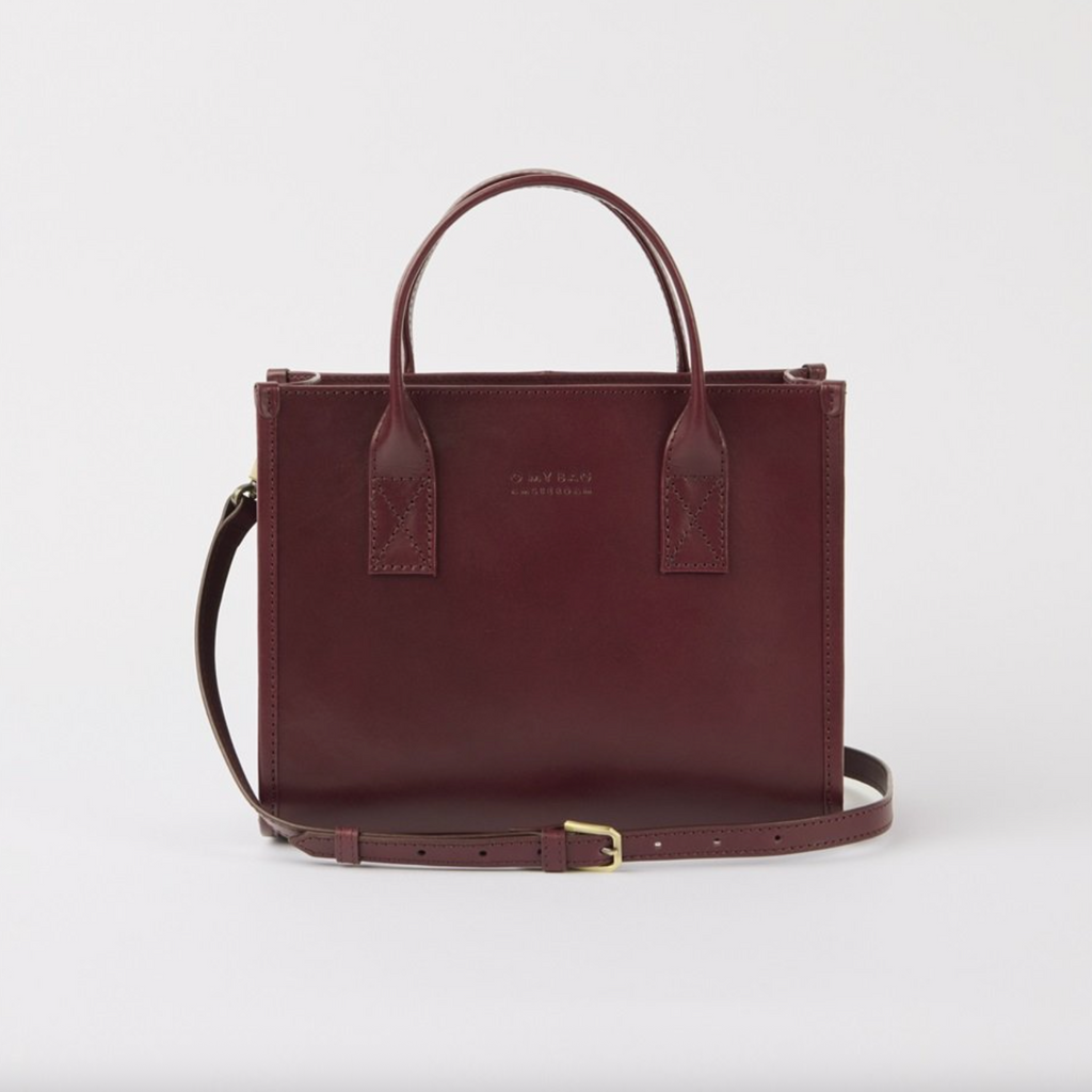 Jackie Midi Dark Cherry Classic Leather