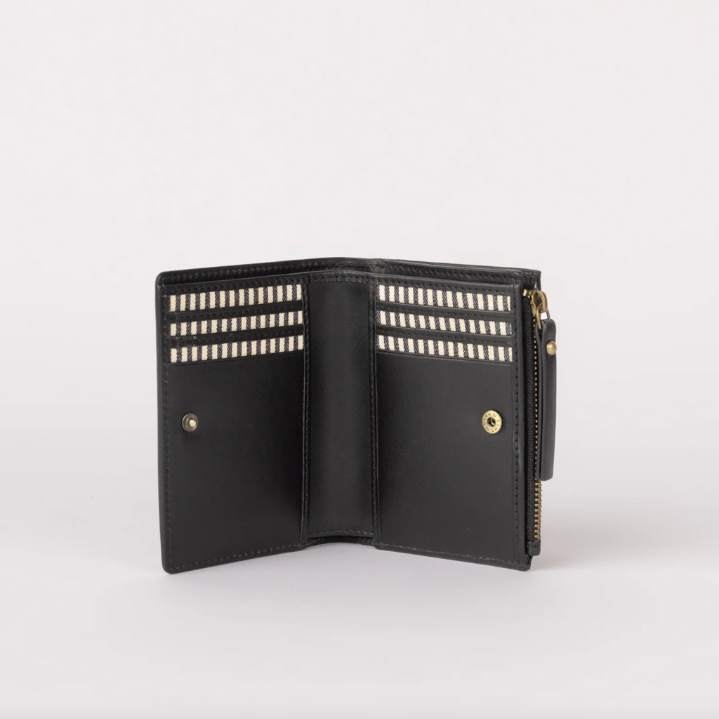 Jamie Wallet Black Classic Leather