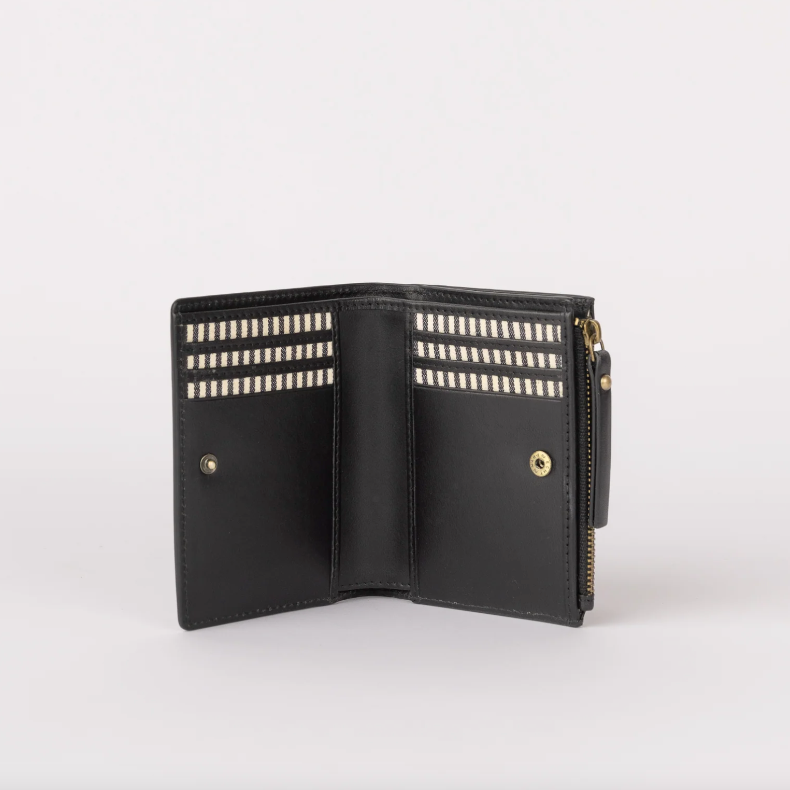 Jamie Wallet Black Classic Leather