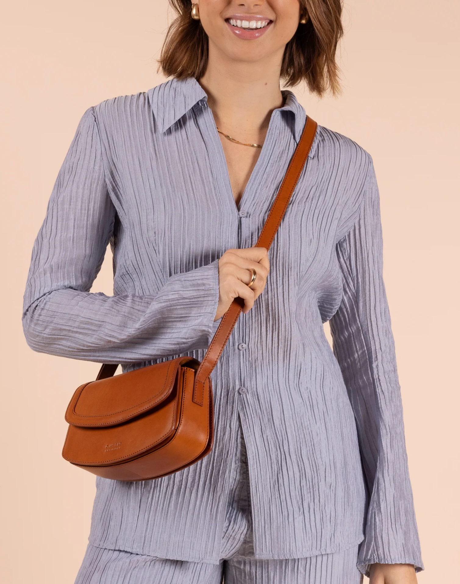 Kendalini Cognac Classic Leather