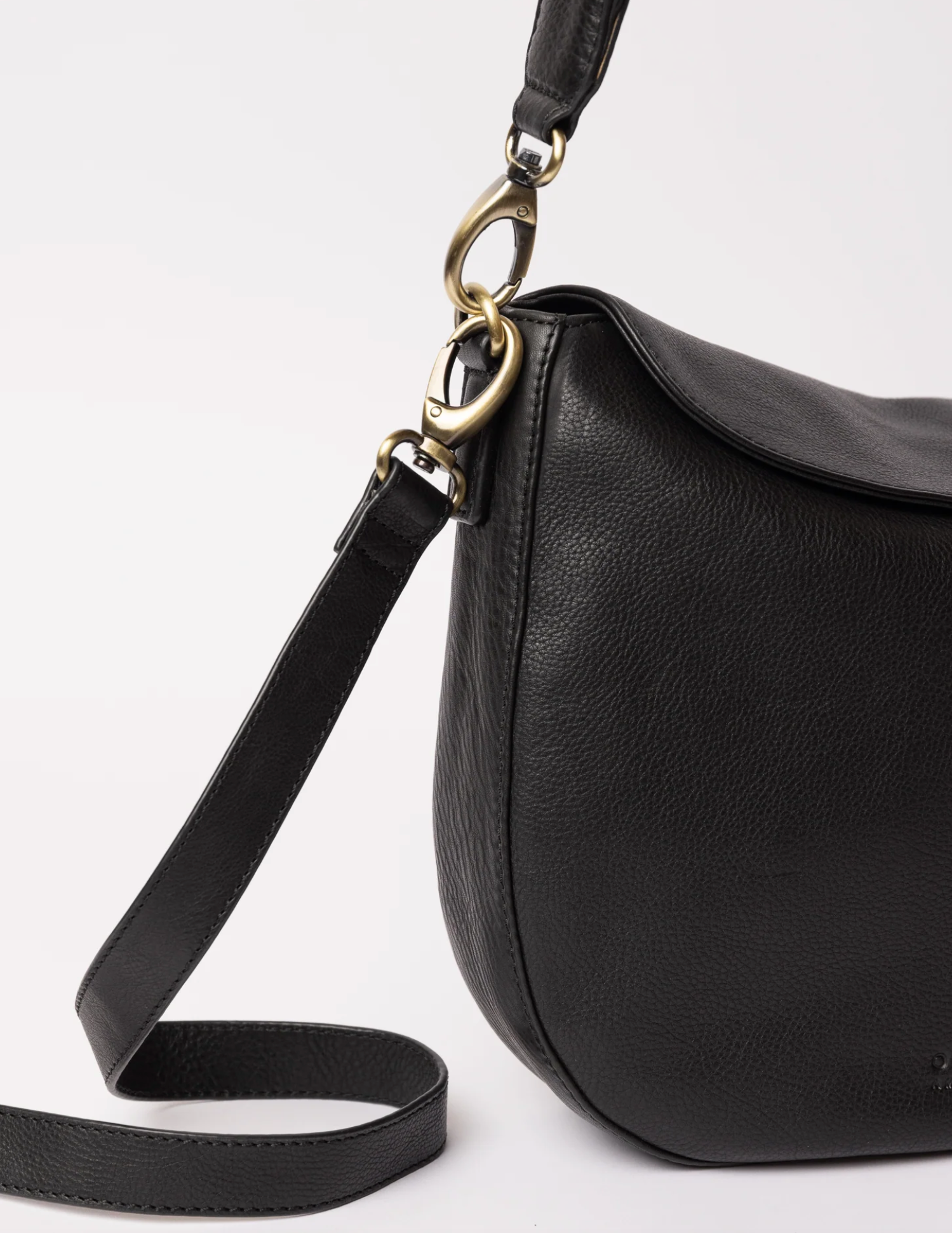 Lana Black Soft Grain Leather