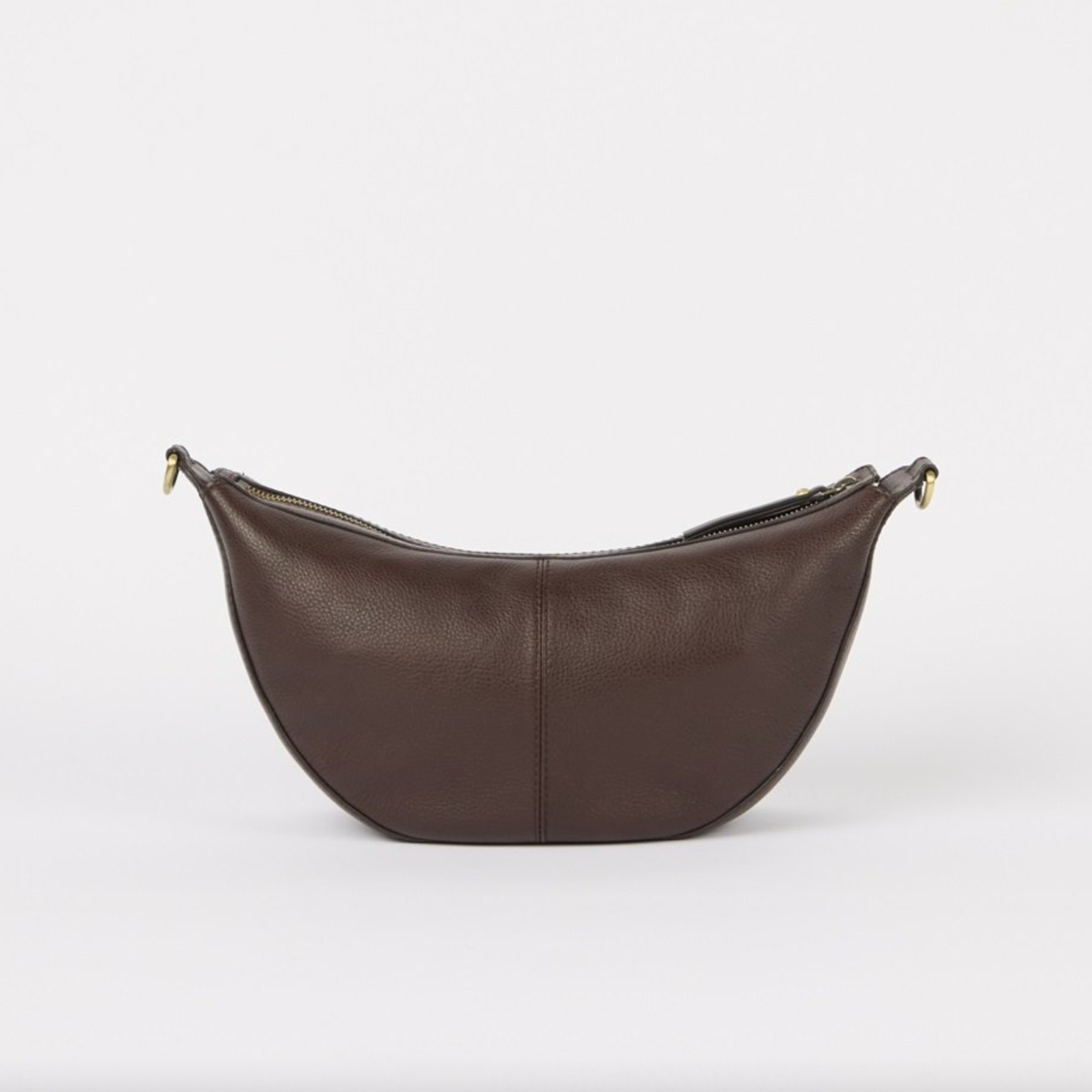 Leo Chocolate Soft Grain Leather w/ Twisted Handle