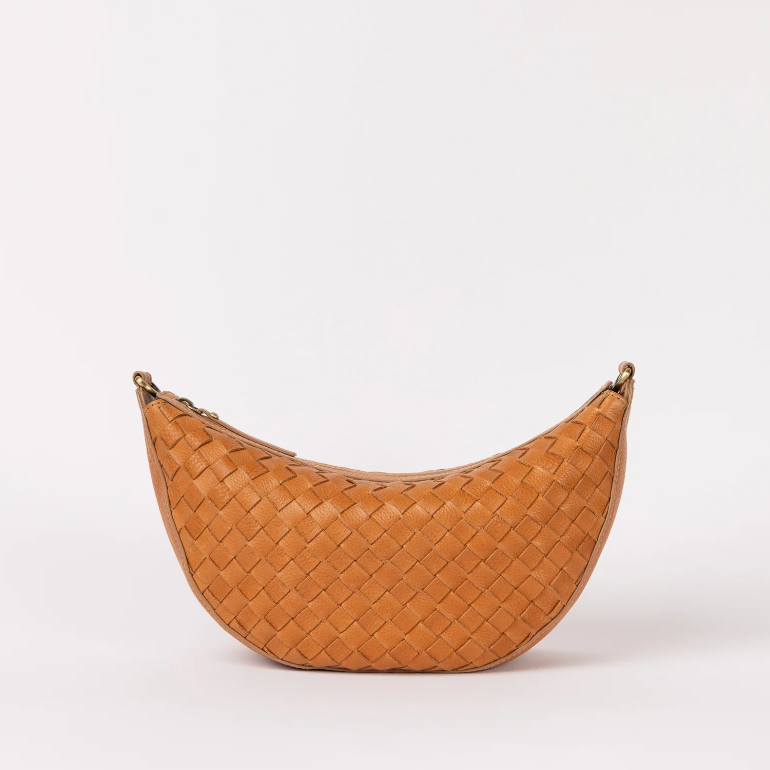 Leo Woven Soft Grain Leather Wild Oak