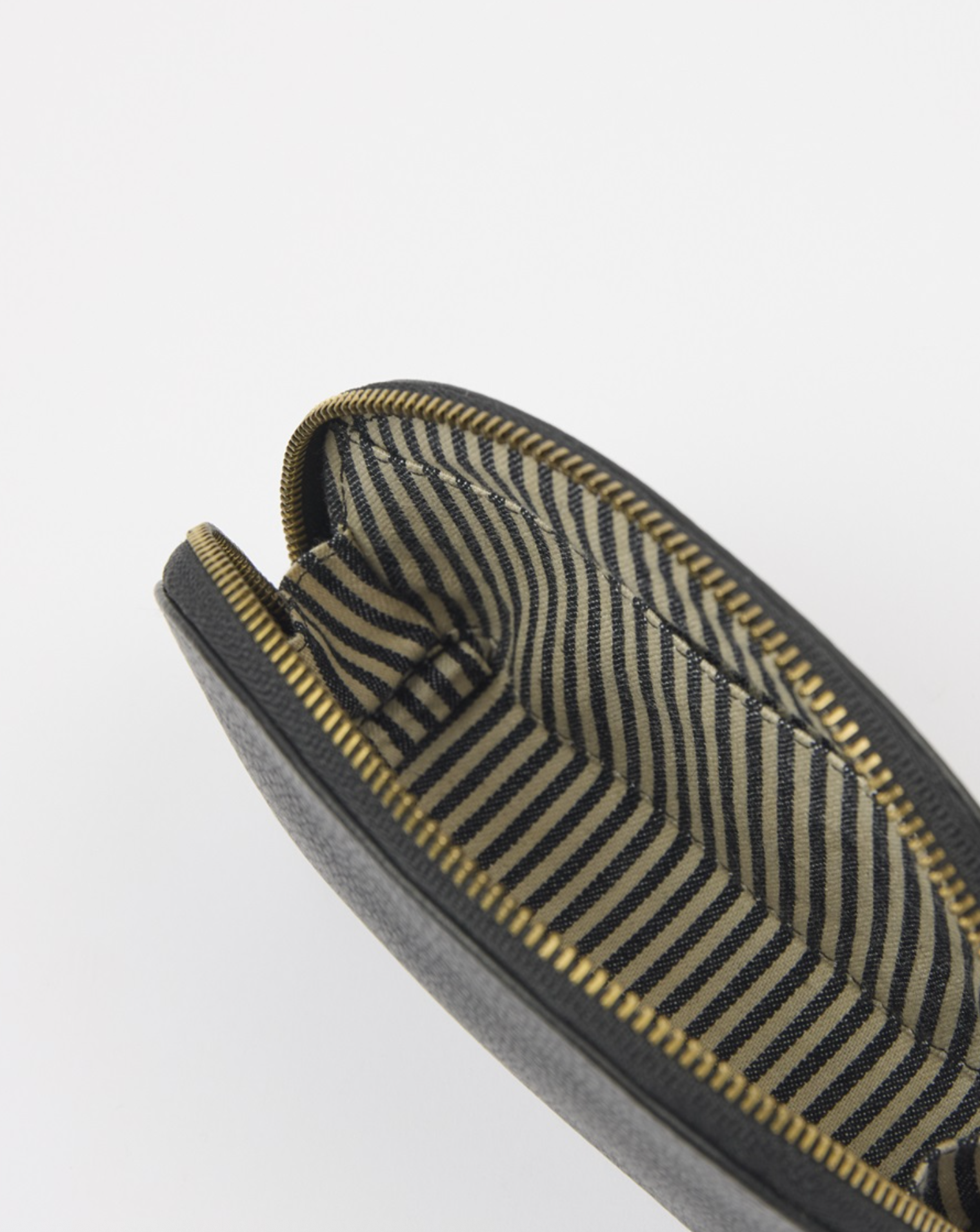 Make Up Case S Black Soft Grain Leather