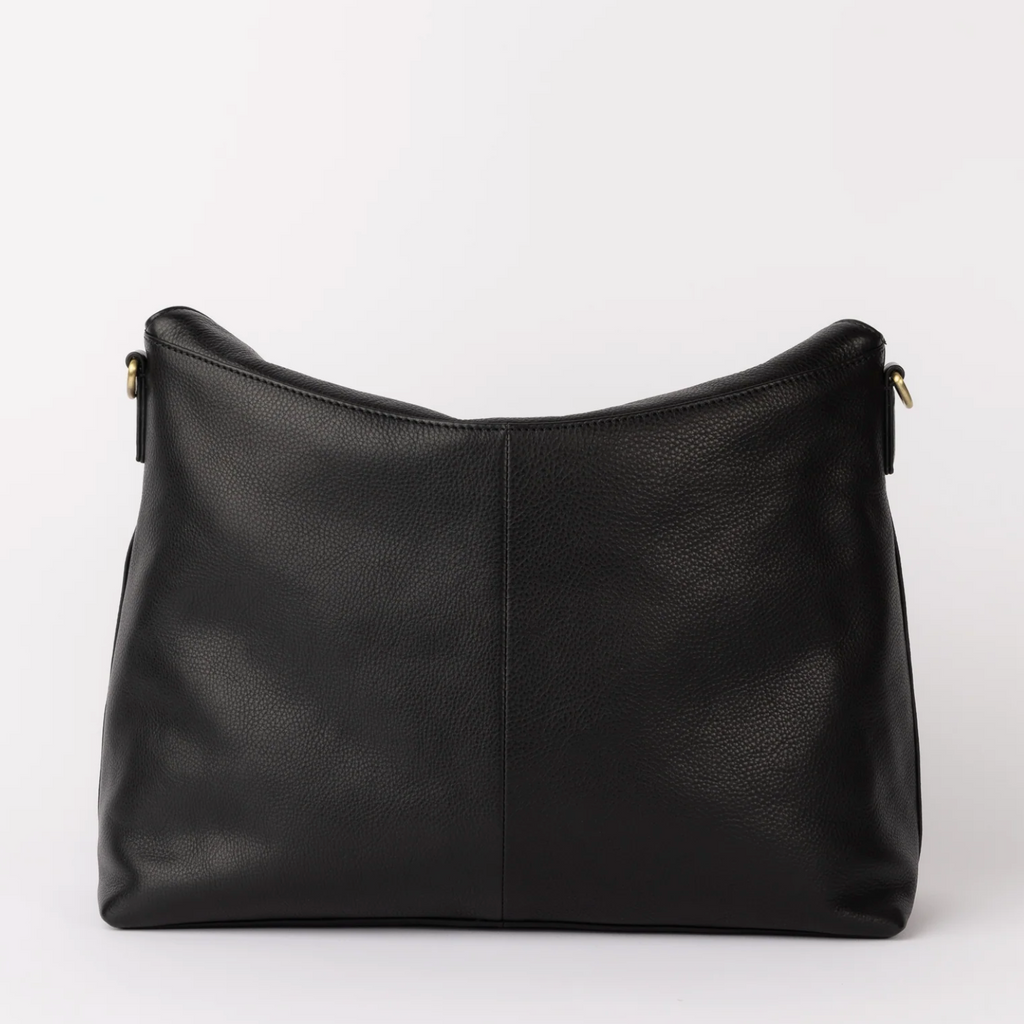 Sienna Black Soft Grain Leather