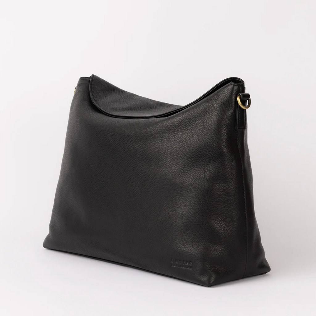 Sienna Black Soft Grain Leather