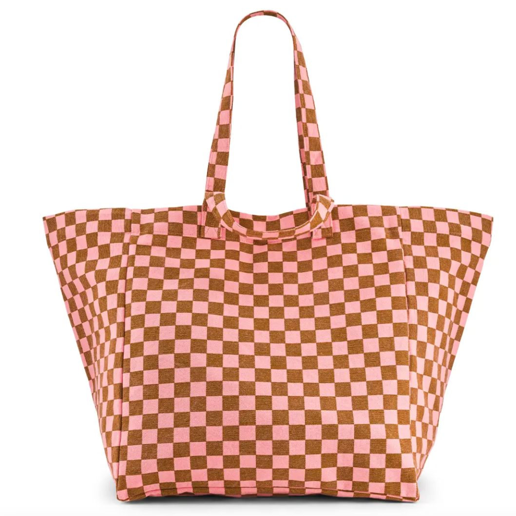 Elisa Weekendbag Roze/Caramel