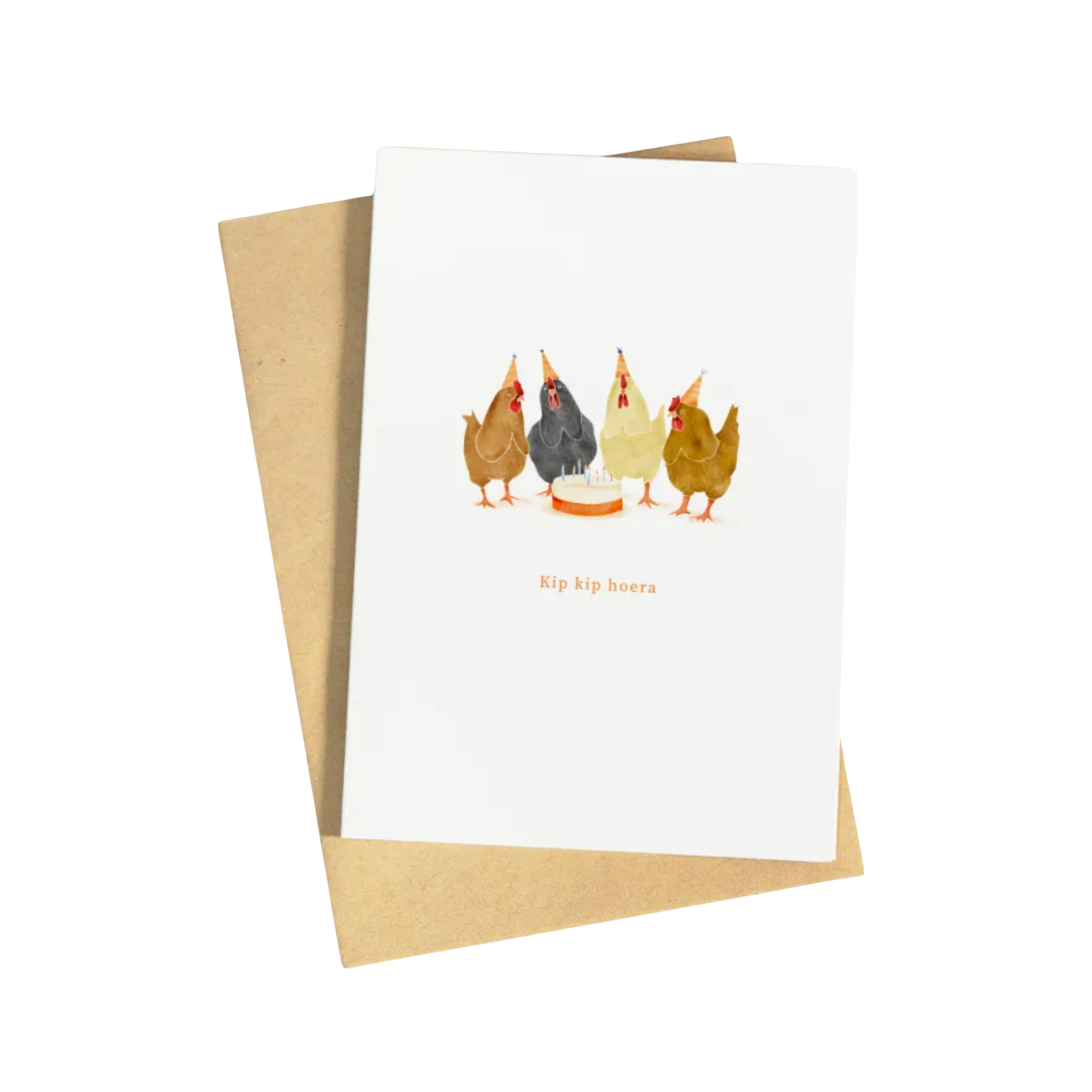 Kip Kip Hoera Wenskaart