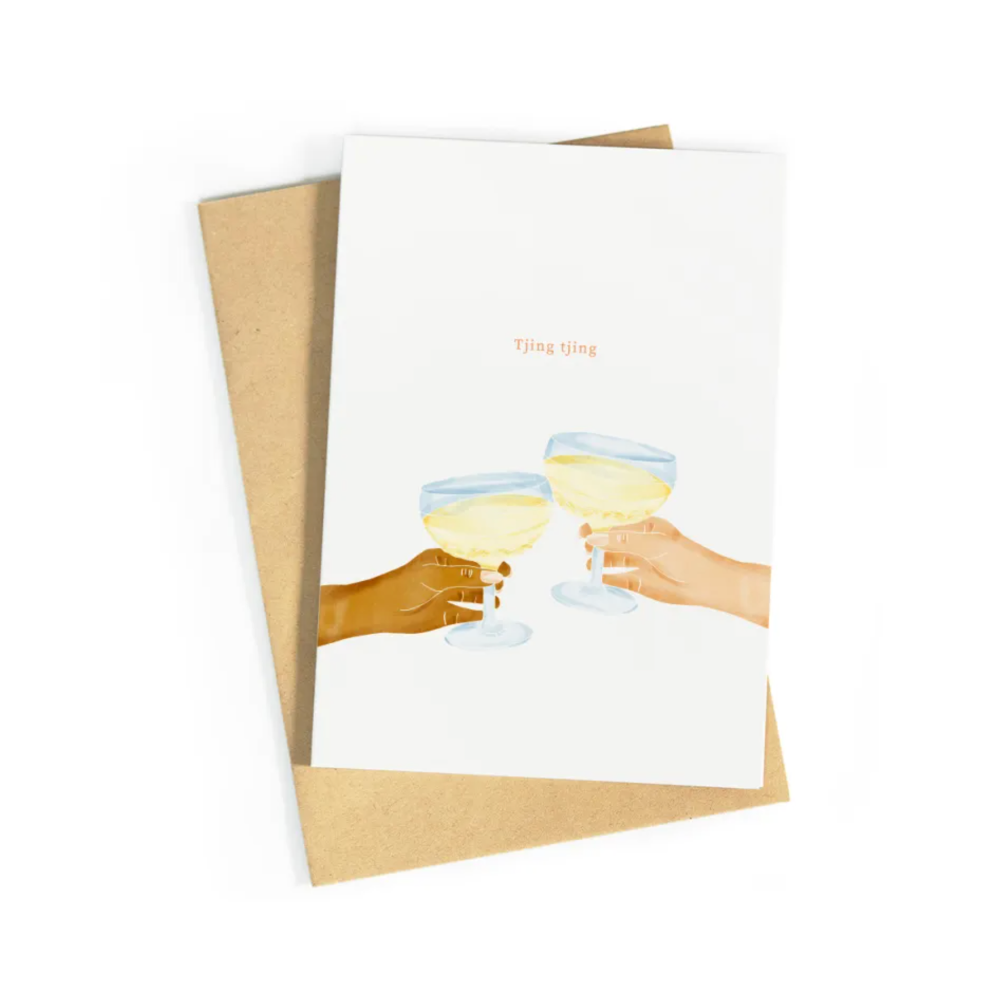 Tjing Tjing Wenskaart