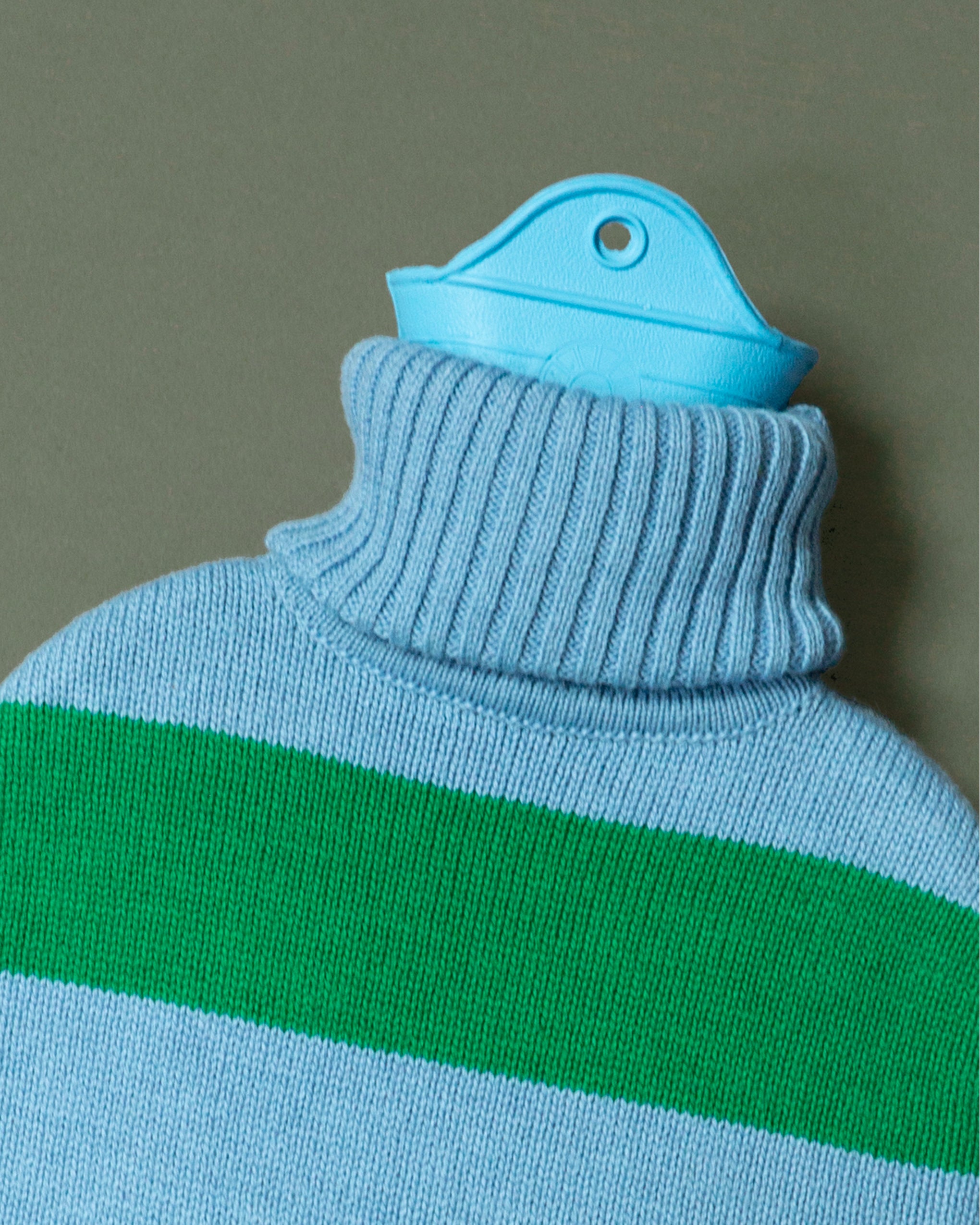 Warmwaterkruik Blauw/Groen