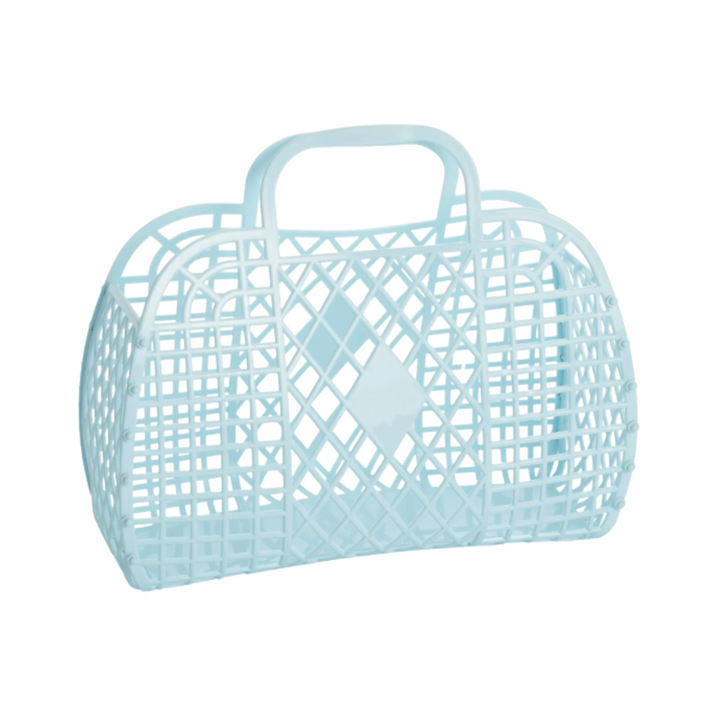 Retro Basket Blue - Large