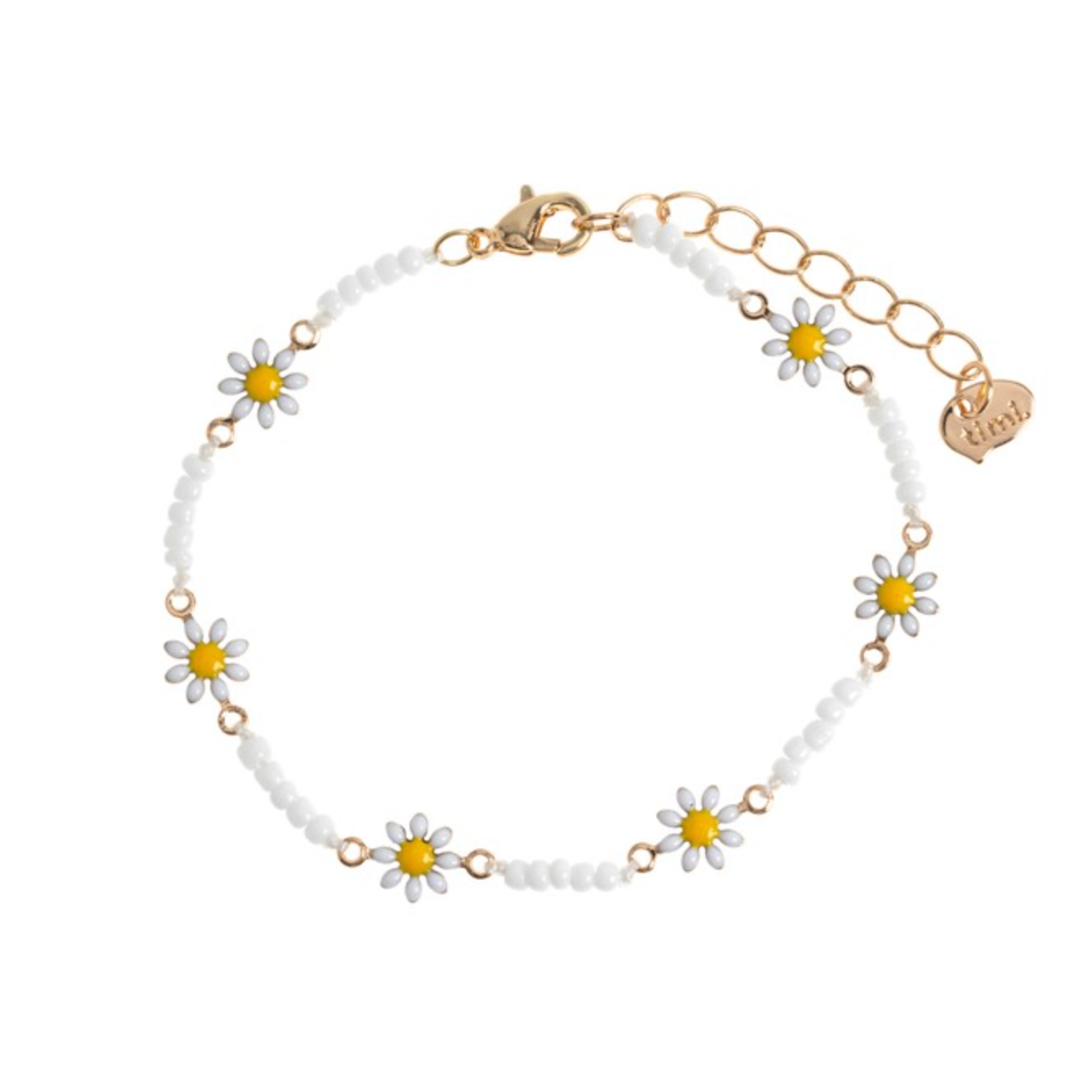 Astrid Flower Daisy Enamel Bracelet