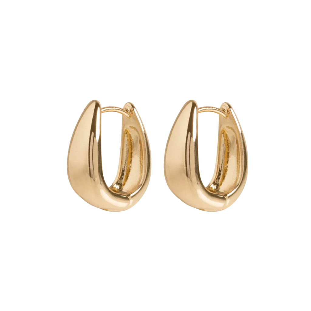 Classic Wide Hoop Earring Gold
