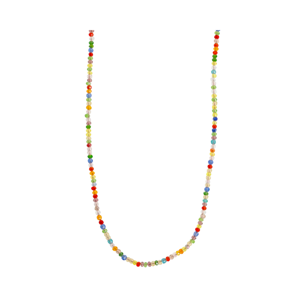 Felicia Colorful Glass Bead Necklace