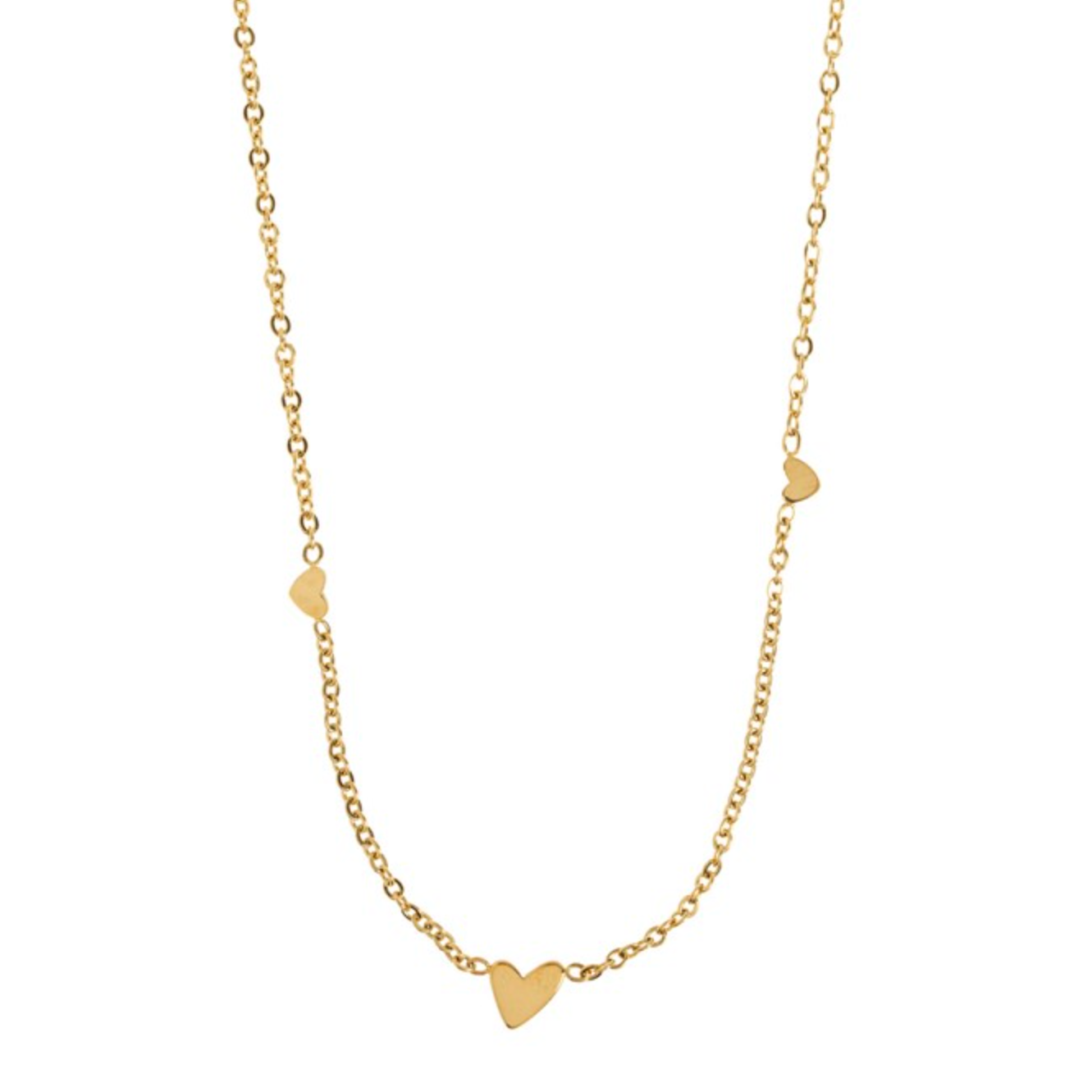 Sarah Hearts Necklace