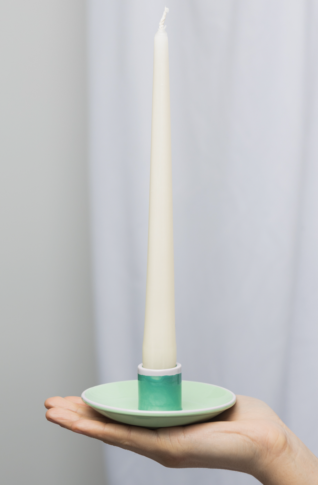 Kandelaar Candy Groen Lila