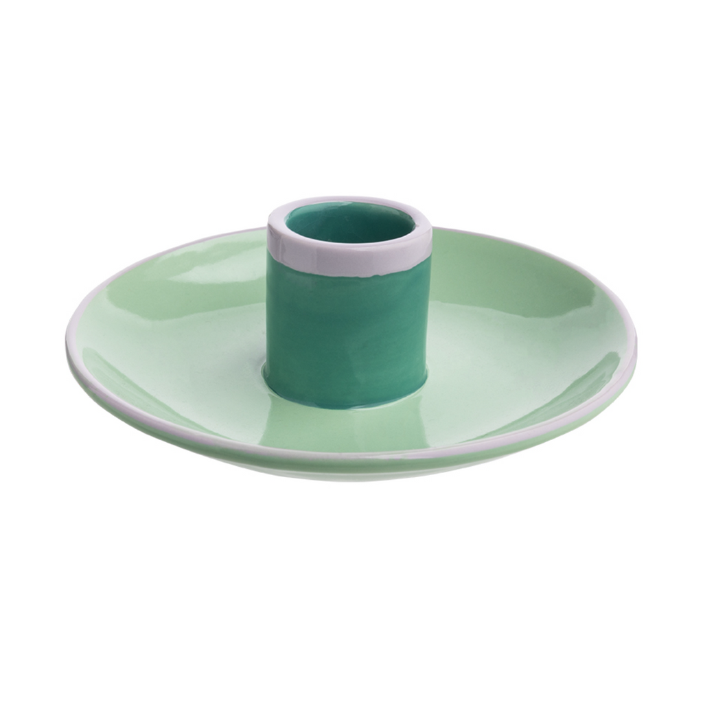 Kandelaar Candy Groen Lila