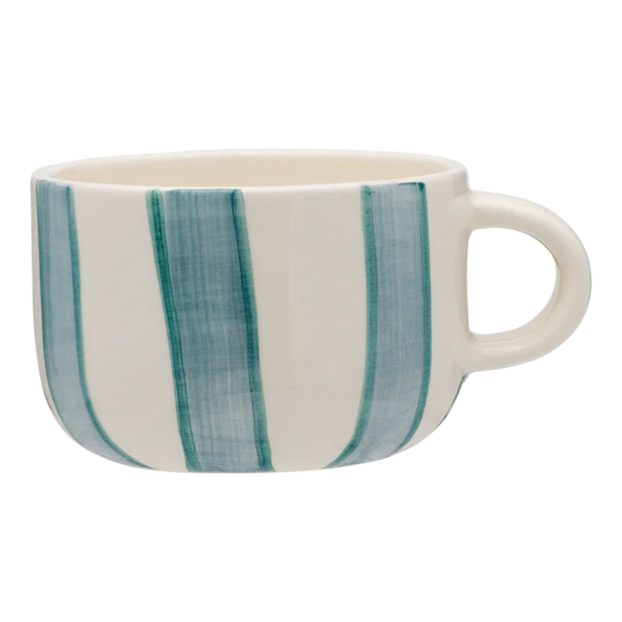 Powder Striped Cappuccino Mug