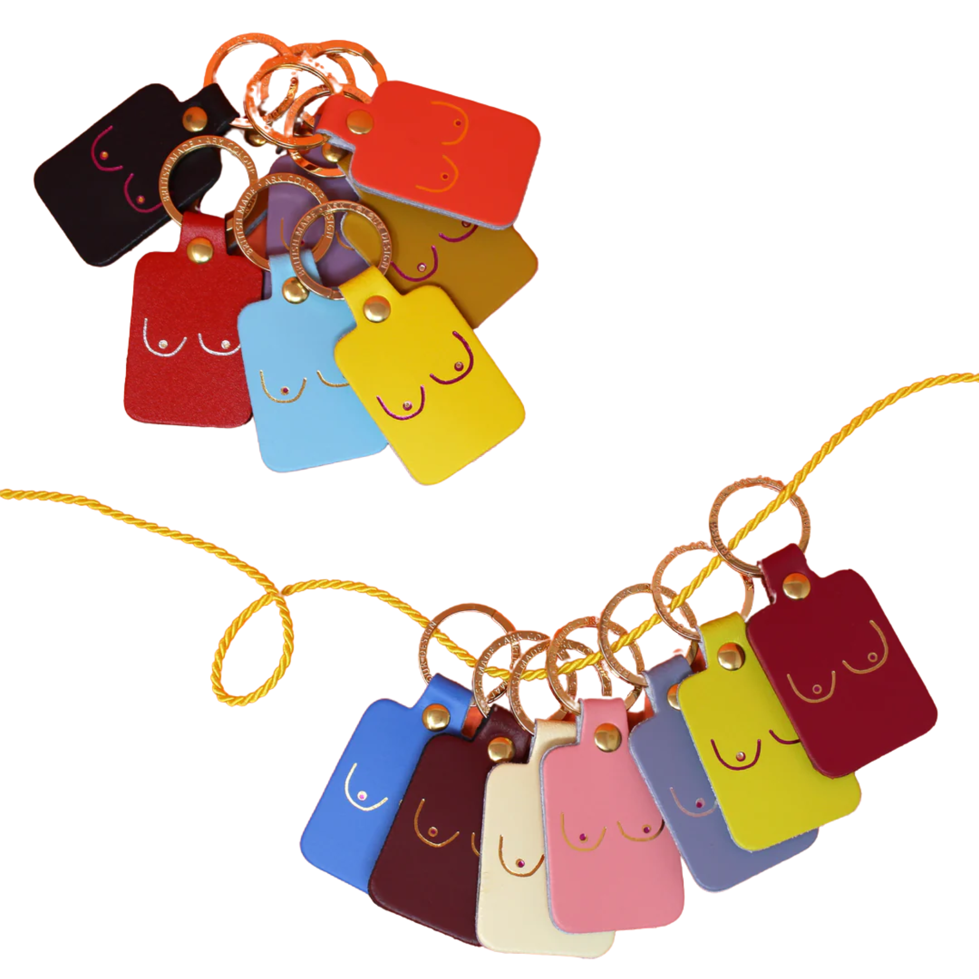 Boob Sleutelhanger Lila