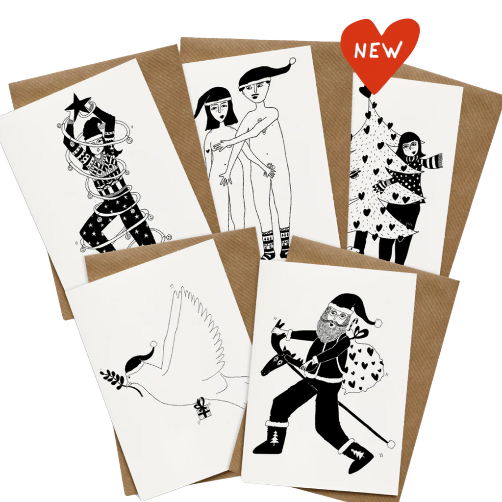 Kerstkaarten Pakket Set/5