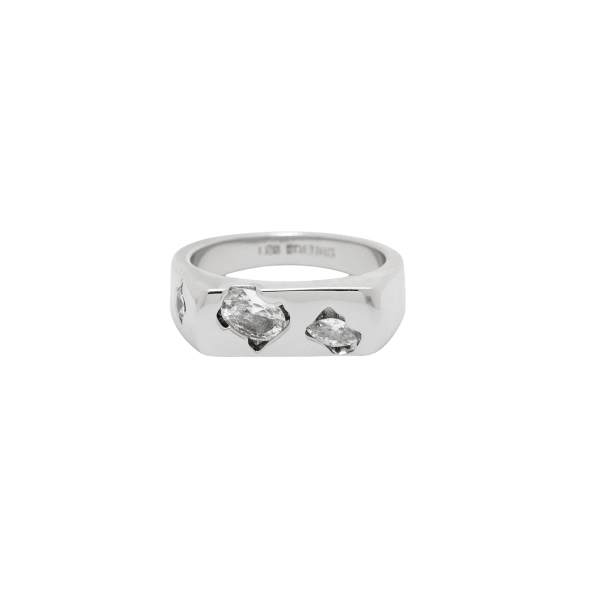 Claire Rectangle Ring Silver