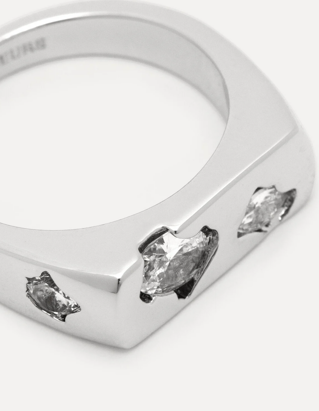 Claire Rectangle Ring Silver