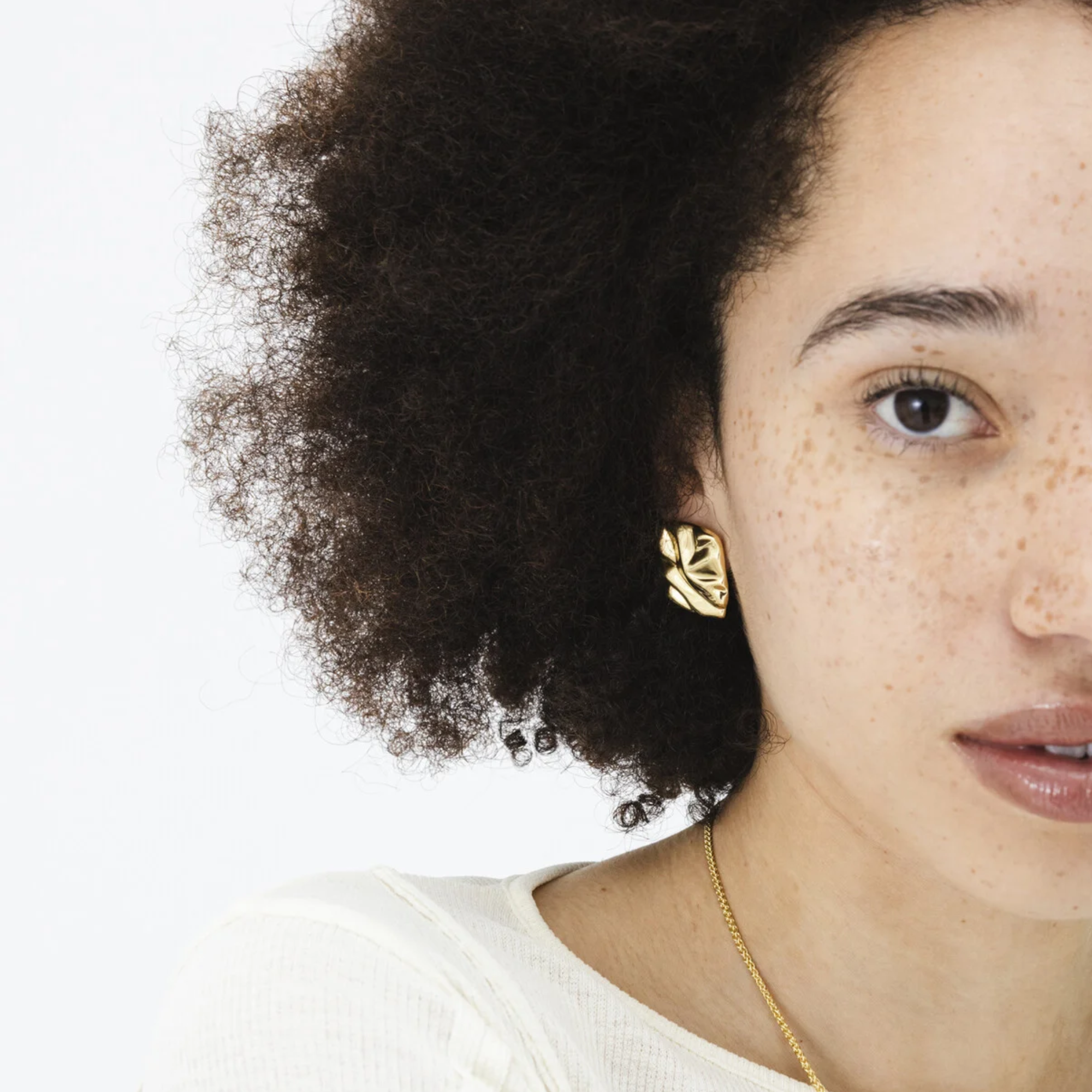 Fara Folded Earrings Set